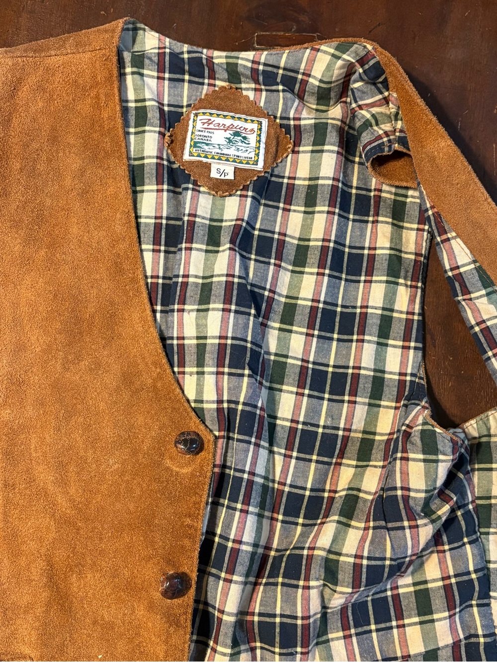 Suede Leather Vest - Picture 5 of 7